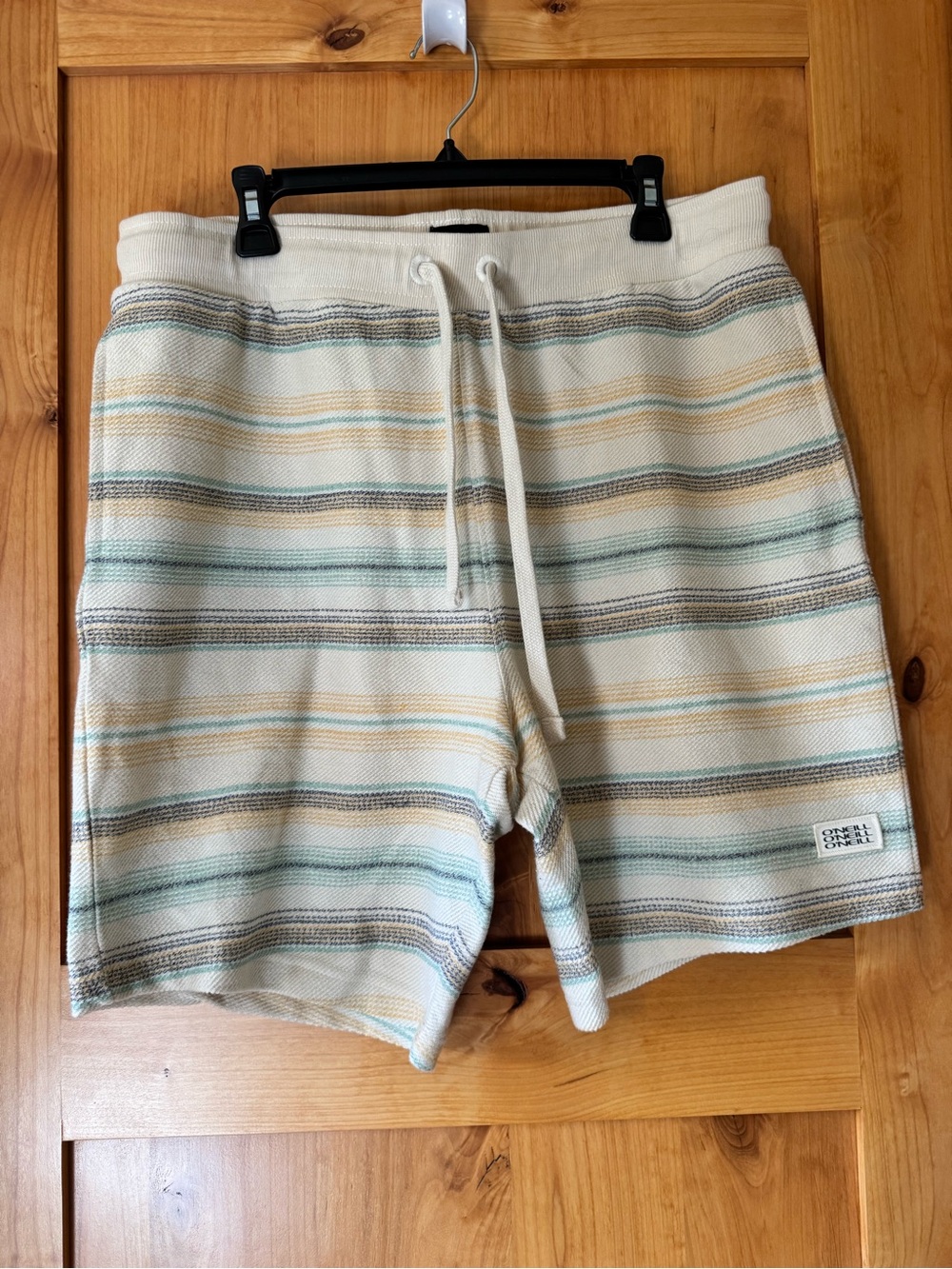 O’Neill Men's Cream Striped Swim Shorts